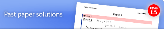 Detailed past paper solutions - from £5