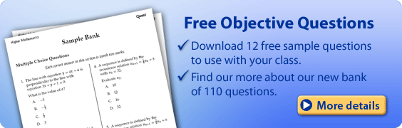 Free Objective Questions - Download 12 free questions - More details...